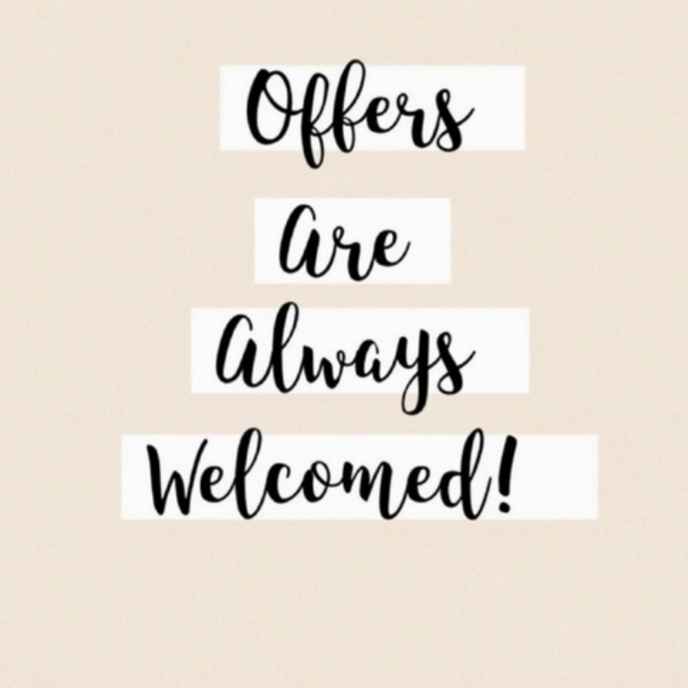 ⭐️Offers are always welcome⭐️